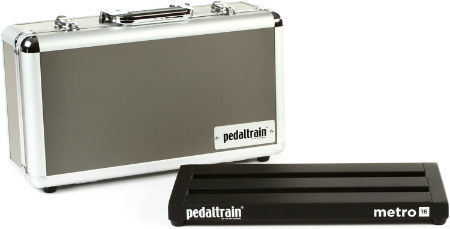 An image of Pedaltrain Metro 16 Pedalboard with Hard Case