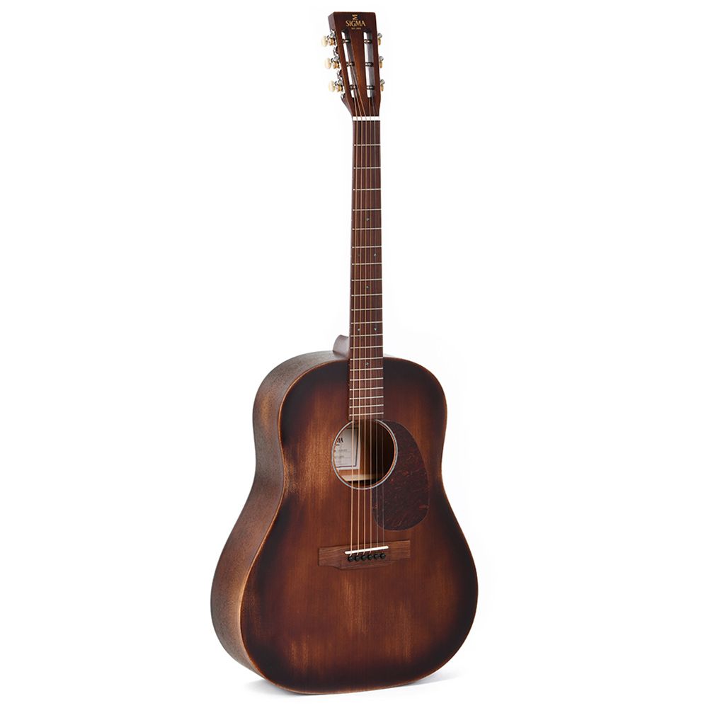 An image of Sigma DJM-15-Aged All Mahogany Acoustic Guitar | PMT Online