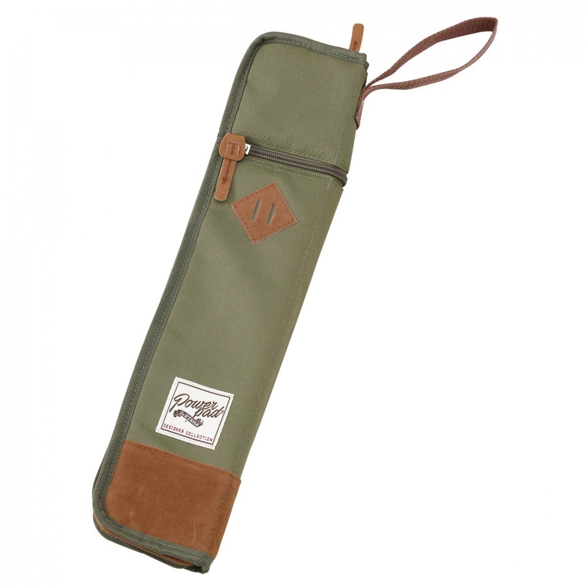 An image of Tama TSB12MG Powerpad Designer Stick Bag - Moss Green | PMT Online