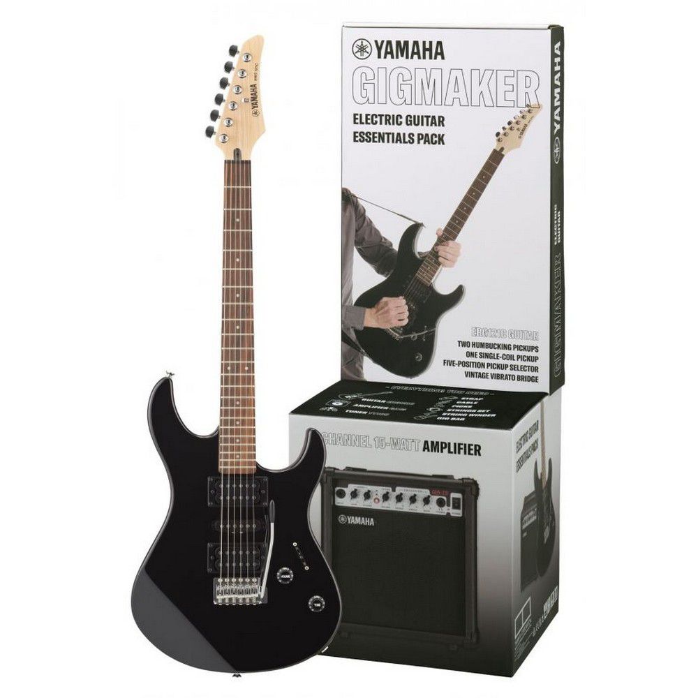 An image of Yamaha ERG121C Electric Guitar Package, Black | PMT Online