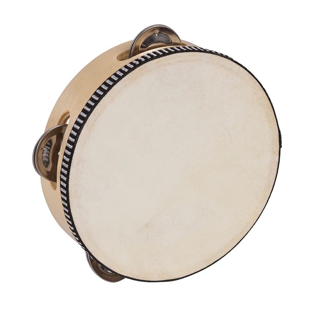 An image of PP World Wooden Tambourine 15cm | PMT Online