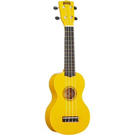 An image of Mahalo Ukulele Rainbow MR1 Yellow - Gift for a Musician | PMT Online