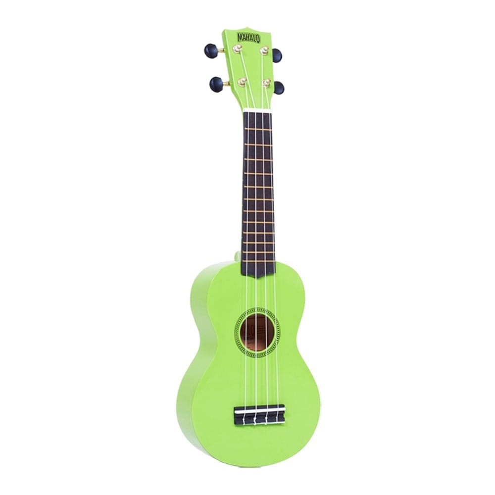 An image of Mahalo Ukulele Rainbow MR1 Green - Gift for a Musician | PMT Online