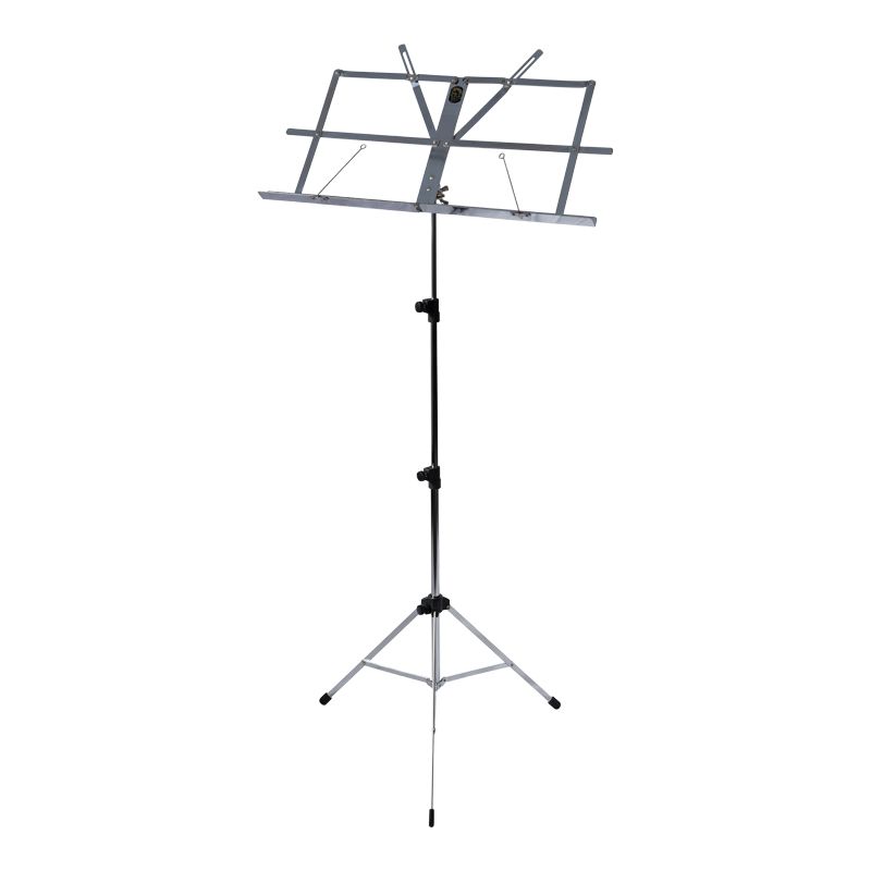 An image of Stentor Music Stand Nickel Plate Compact Model | PMT Online