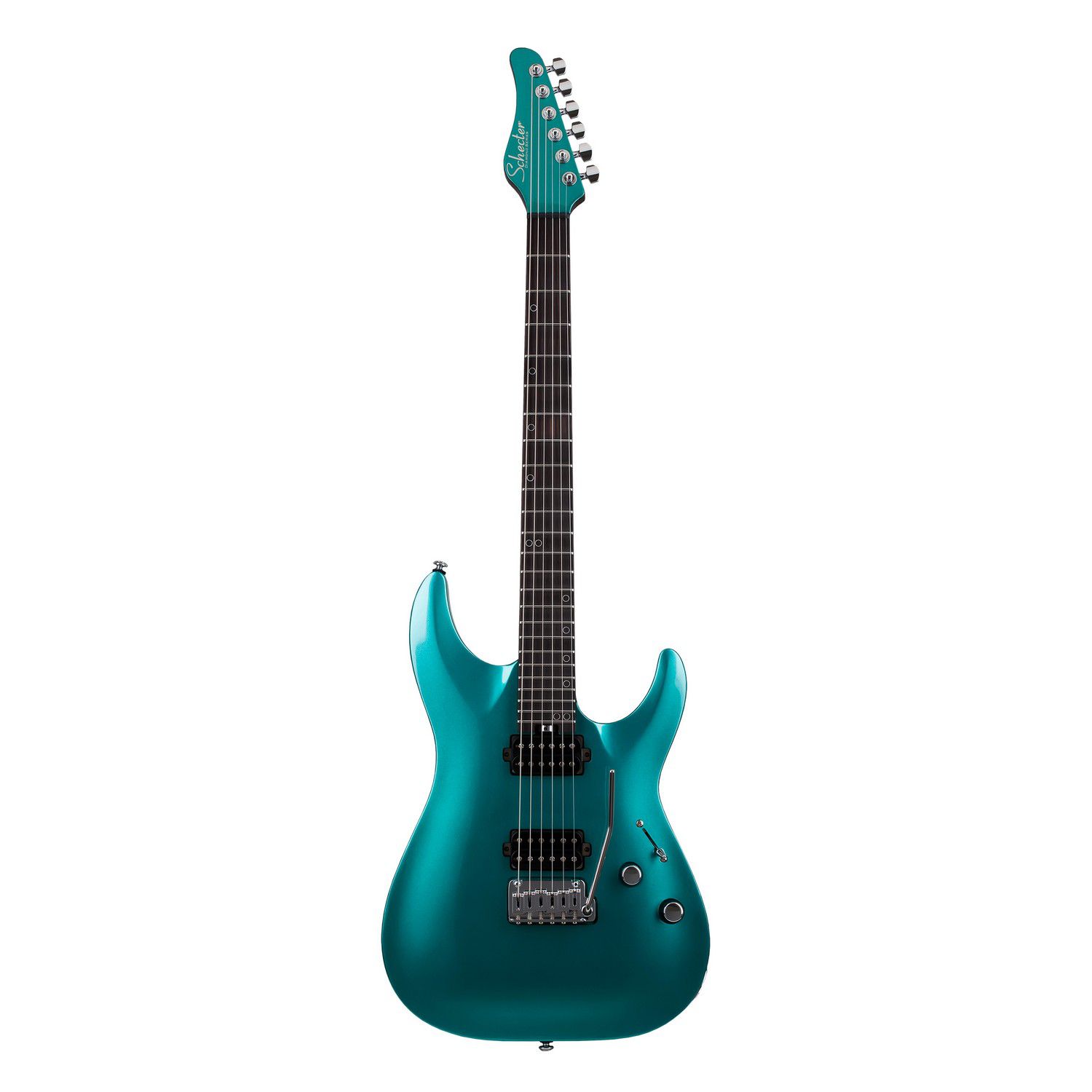An image of Schecter Aaron Marshall AM-6 Electric Guitar, Arctic Jade | PMT Online