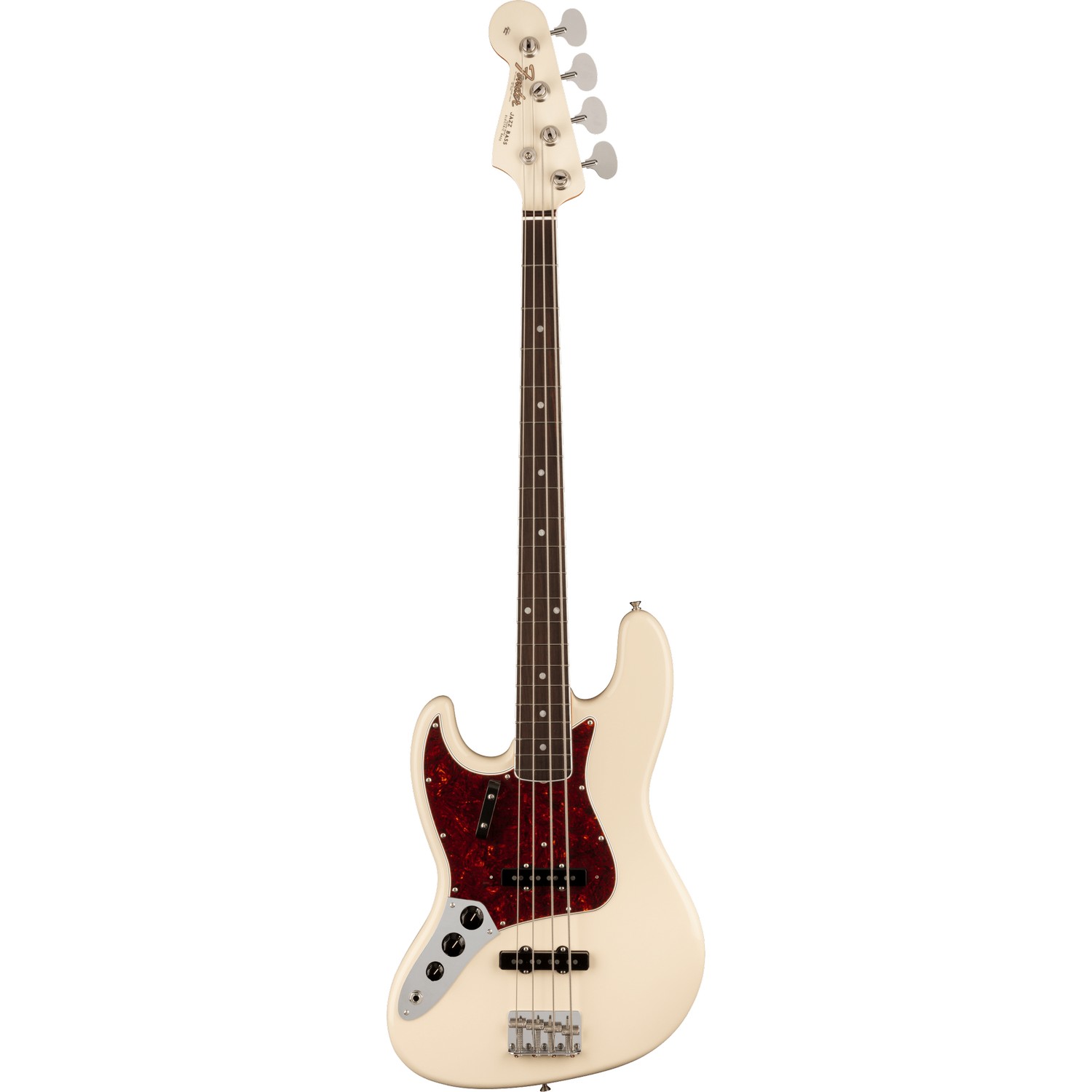 An image of Fender American Vintage II 66 Jazz Bass Lh Rw, Olympic White | PMT Online