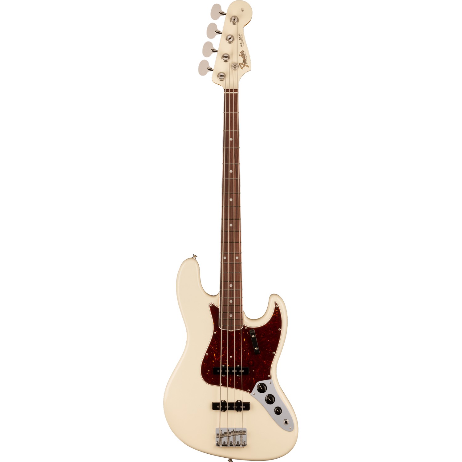 An image of Fender American Vintage II 66 Jazz Bass Rw, Olympic White | PMT Online