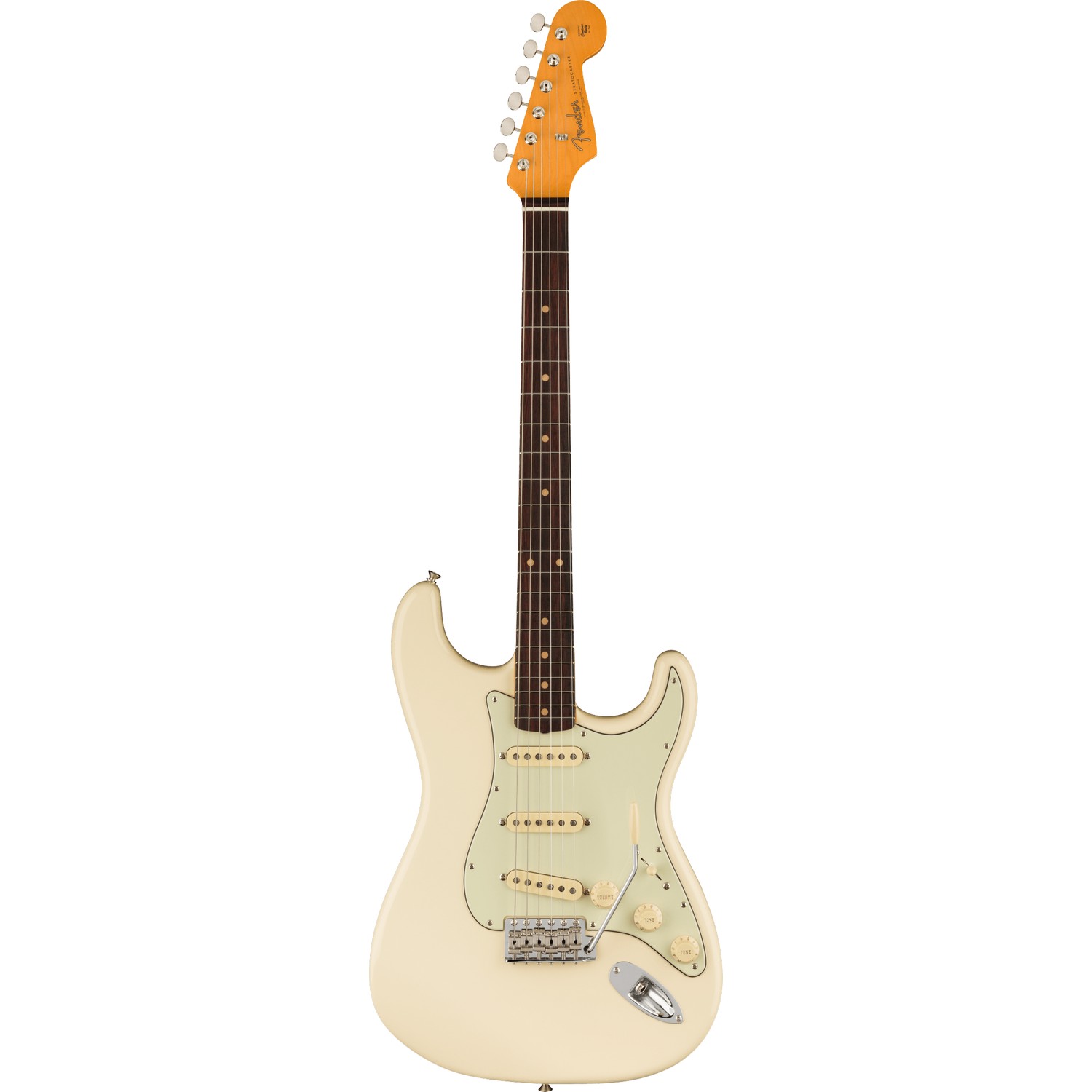 An image of Fender American Vintage II 61 Strat Rw, Olympic White | PMT Online