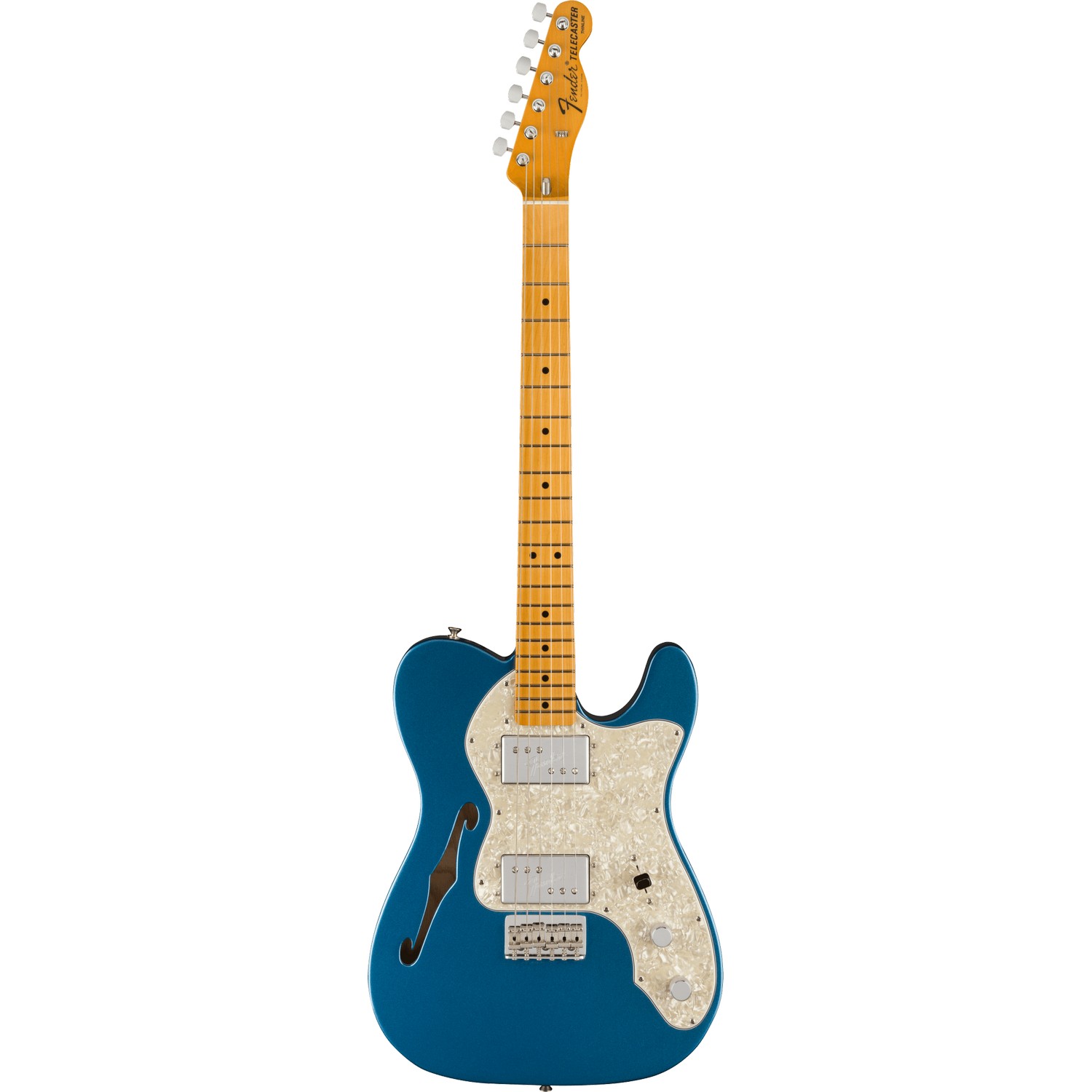 An image of Fender American Vintage II 72 Tele Thinline Mn, Lake Placid Blue | PMT Online