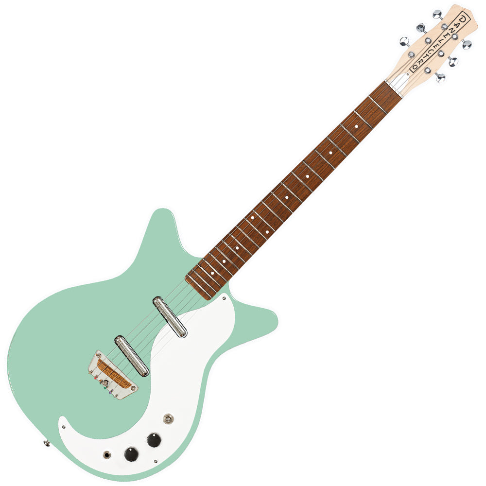 An image of Dano The Stock 59 Guitar - Aqua | PMT Online