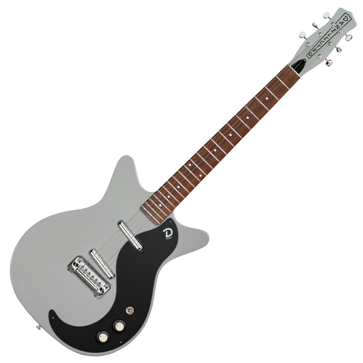An image of Danelectro Dc59 Nos Guitar - Ice Gray