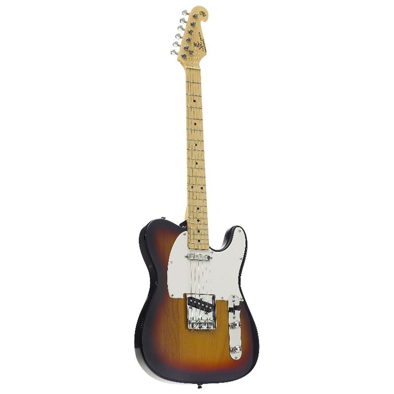 An image of Sx Electric Guitar Tc Sunburst Alder-1pc Maple | PMT Online