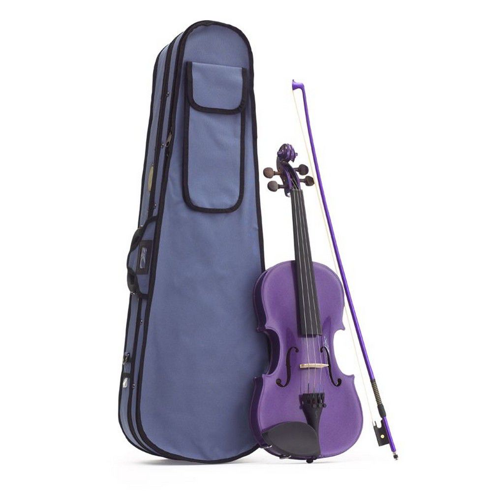 An image of Harlequin 1401FPU Violin Outfit, Purple 1-4 | PMT Online