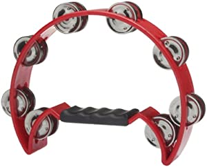 An image of Stagg Cutaway Tambourine Red | PMT Online