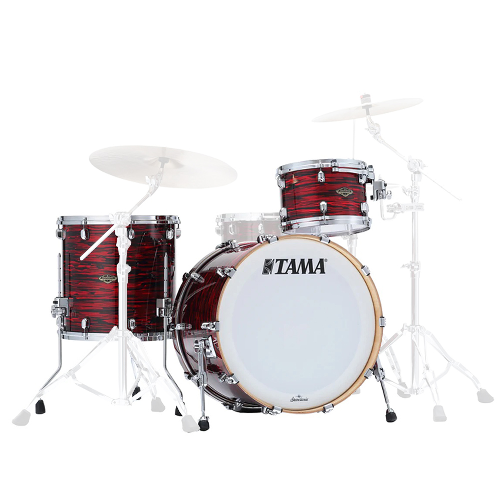 An image of Tama Starclassic W/B 3pc Shell Pack Red Oyster