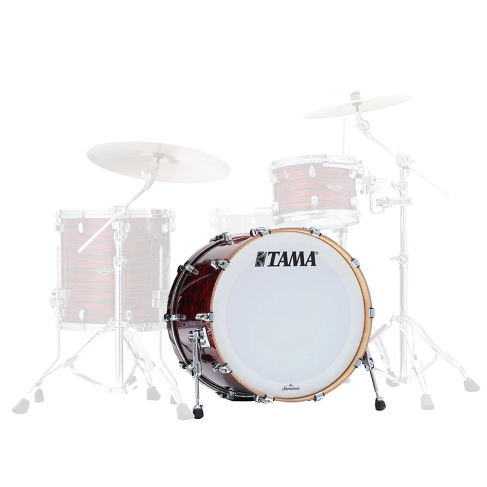 An image of Tama Star Walnut/birch 20 x14 Bass Drum Red Oyster | PMT Online