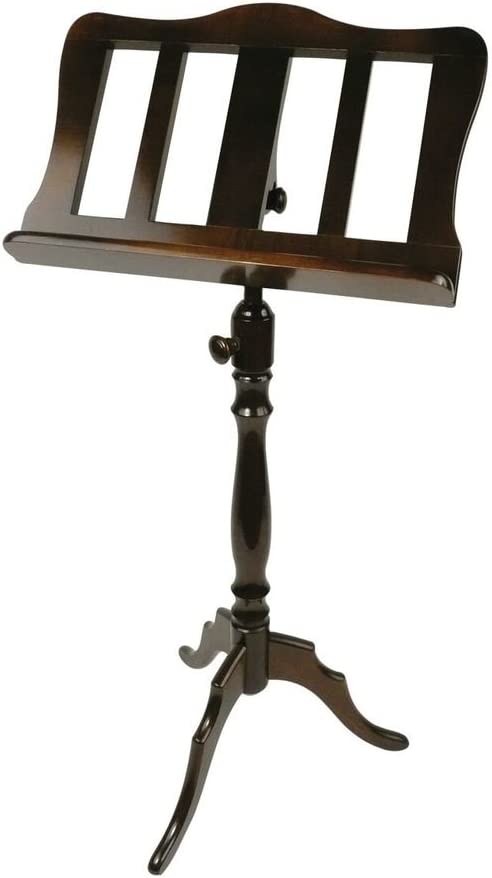 An image of Music Stand Wooden Baroque Mahogany  | PMT Online