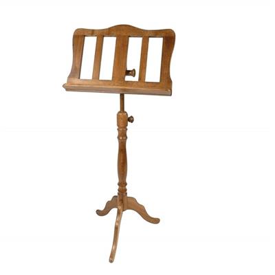 An image of Music Stand Wooden Baroque Oak Finish | PMT Online