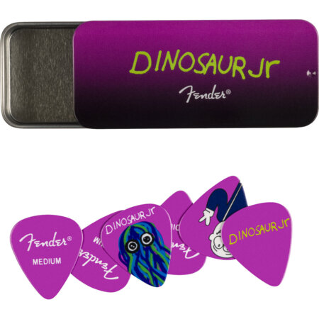 An image of Fender J Mascis Dinosaur Jr. Pick Tin 6 Pack | PMT Online