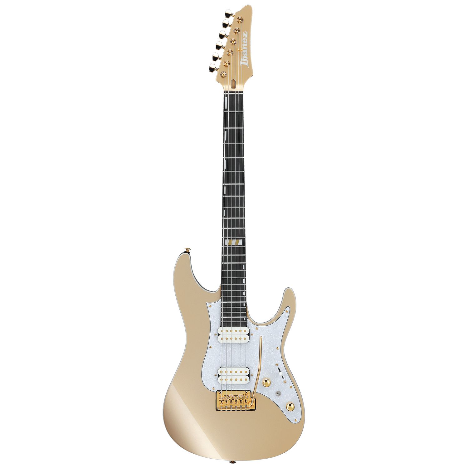 An image of Ibanez KRYS10 Scott LePage Signature Guitar, Gold | PMT Online