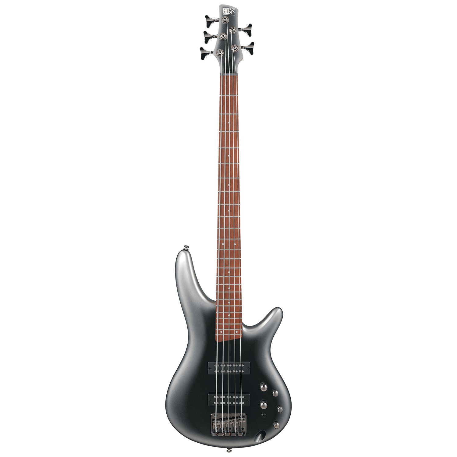 An image of Ibanez SR305E-MGB 5-String Bass, Midnight Gray Burst 