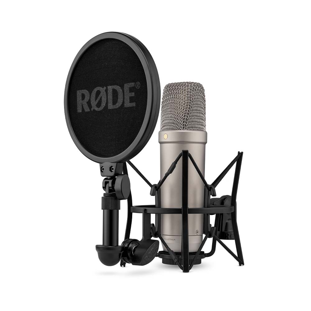 An image of Rode NT1 5th Generation Studio Condenser Mic, Silver | PMT Online