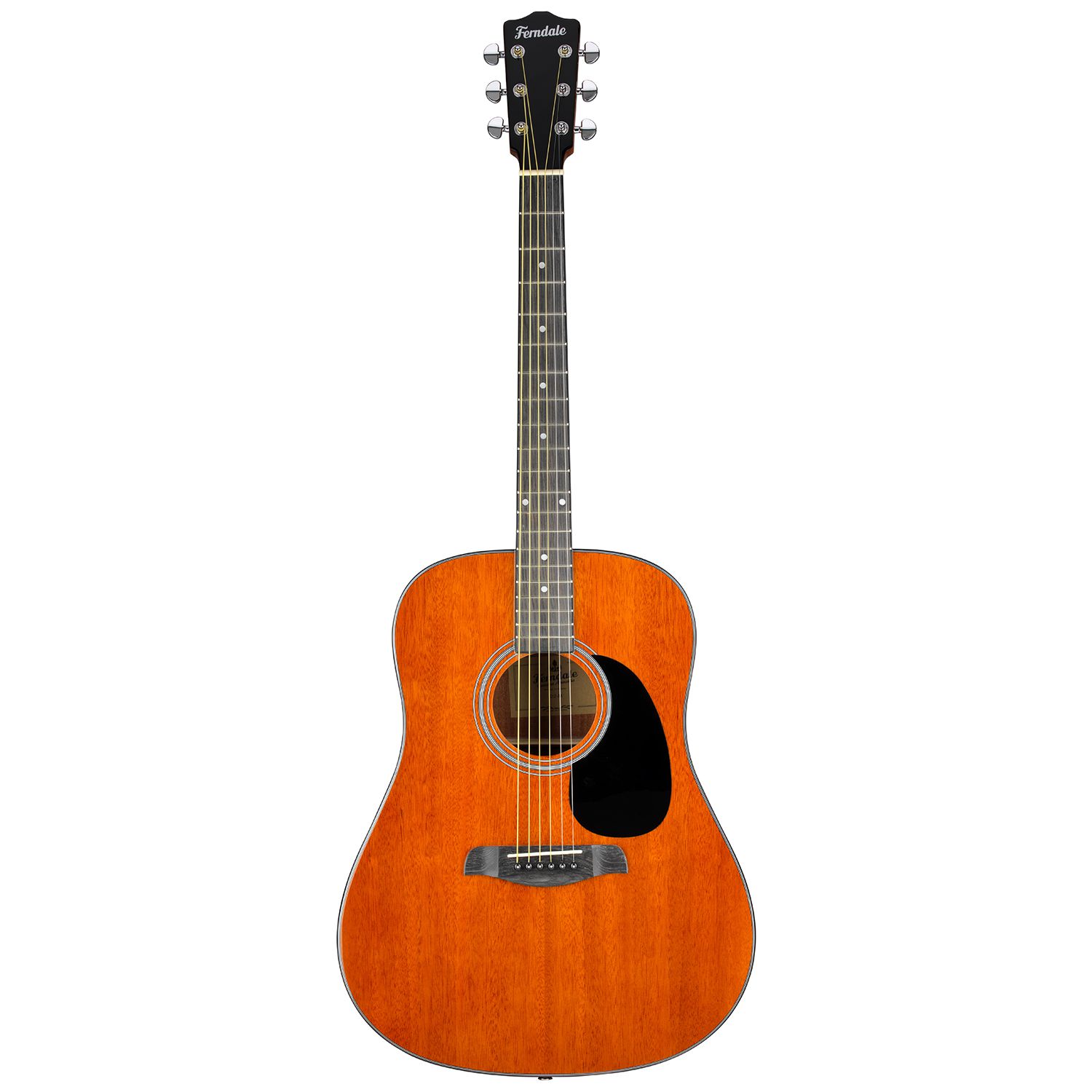 An image of Ferndale D2 Dreadnought Acoustic Guitar - Mahogany - Beginner Acoustic Guitar | ...