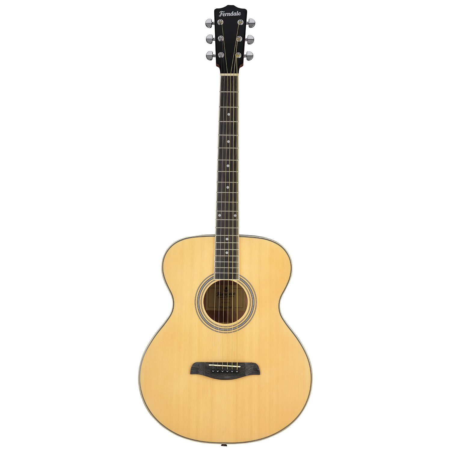 An image of Ferndale GA2 Left-Handed Grand Auditorium Acoustic Guitar - Natural - Beginner A...