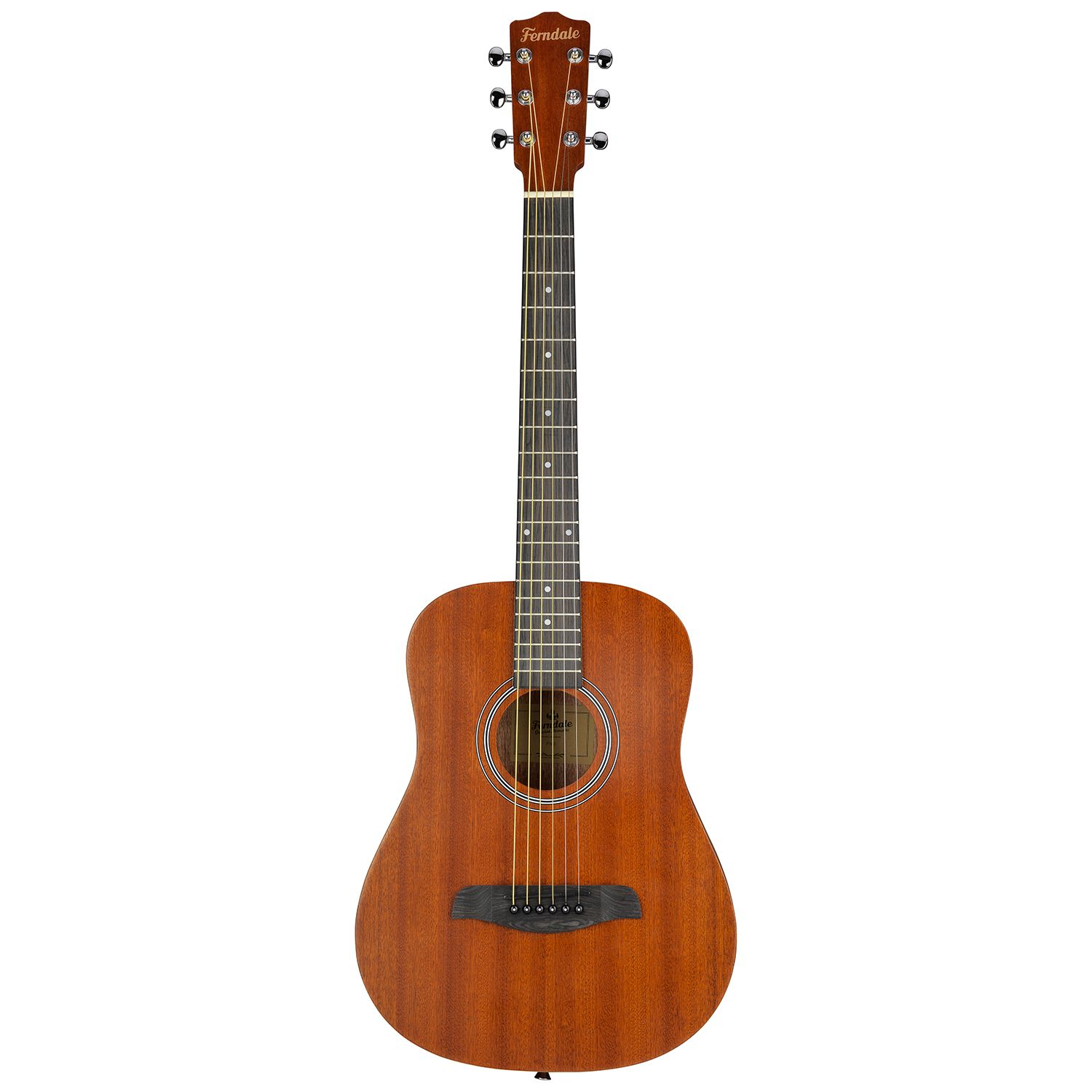 An image of Ferndale M2 Travel Guitar, Mahogany | PMT Online