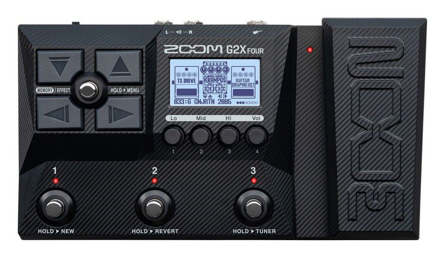 An image of Zoom G2X Four Guitar Multi-Effects w Expression Pedal | PMT Online