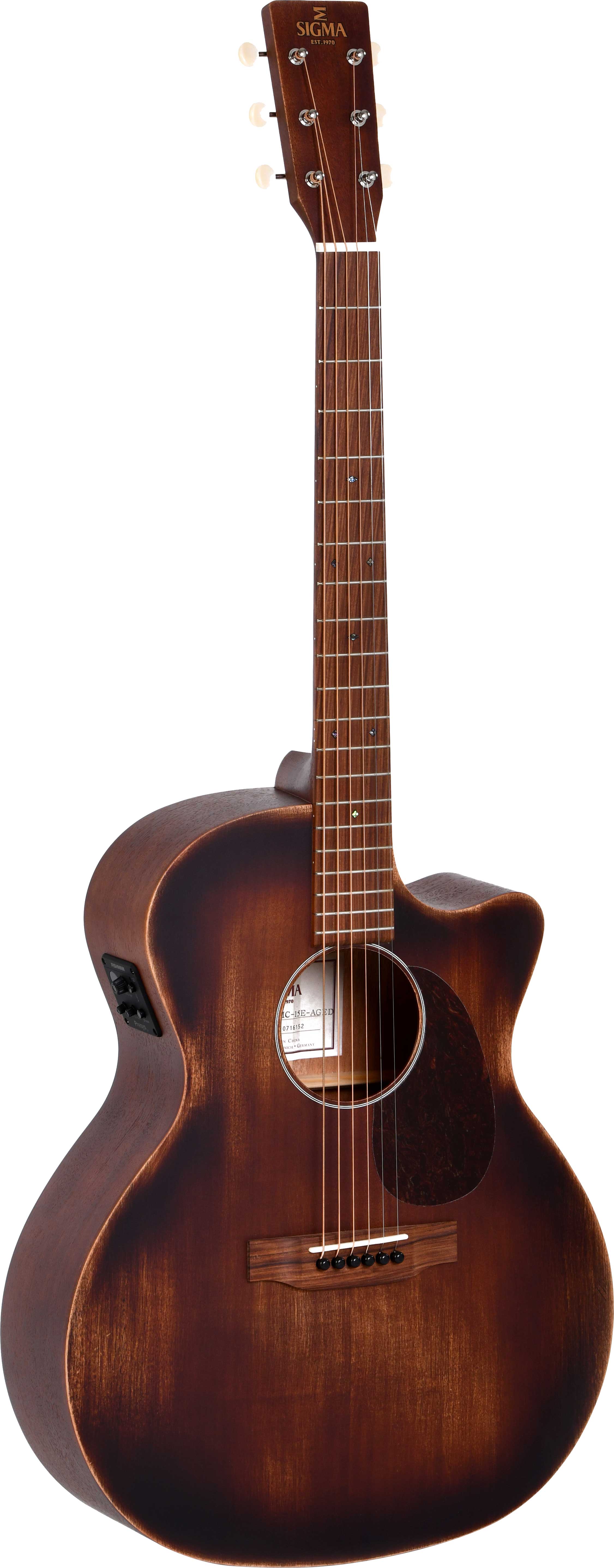 An image of Sigma Grand GMC-15E-AGED Acoustic Guitar