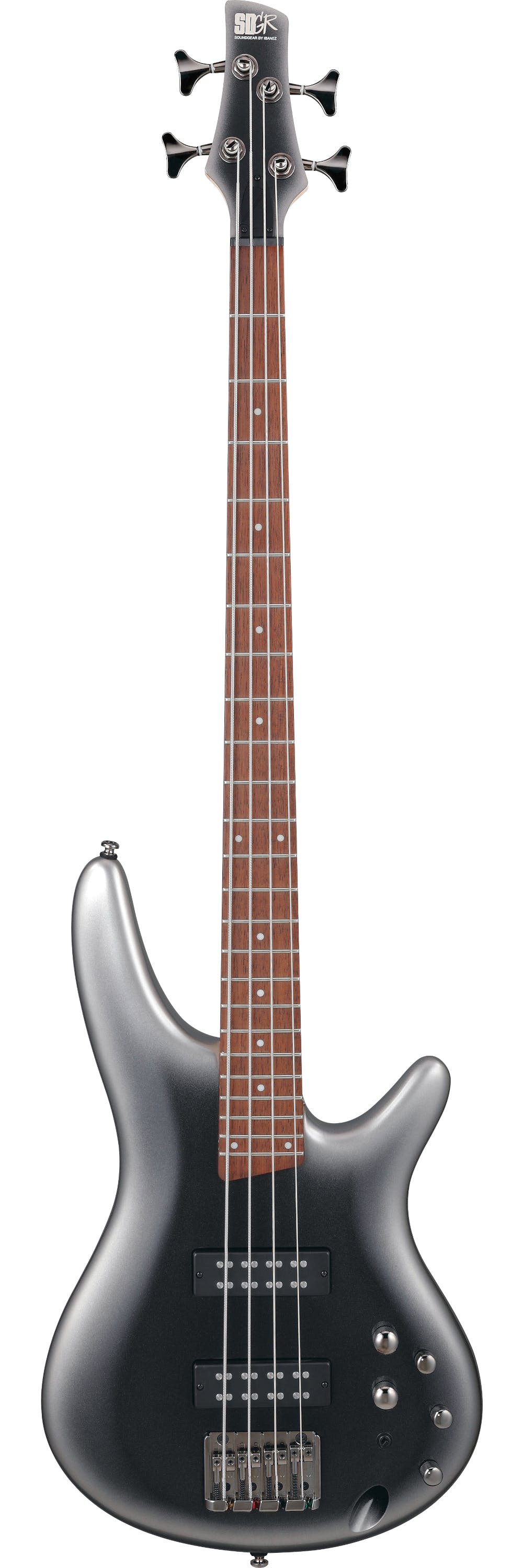 An image of Ibanez SR Series Bass 4 String Midnight Gray Burst | PMT Online