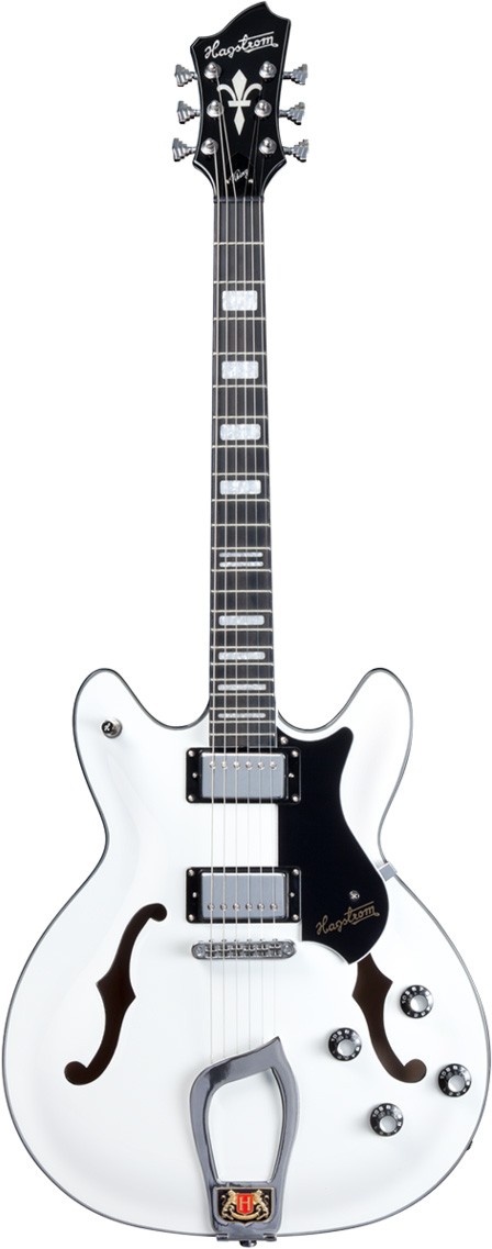 An image of Hagstrom Viking Electric Guitar, White | PMT Online