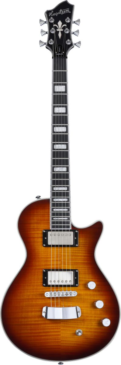 An image of Hagstrom Ultra Max Electric Guitar, Golden Eagle Burst | PMT Online