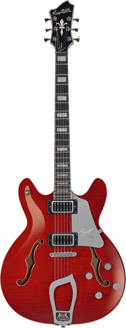 An image of Hagstrom Super Viking Electric Guitar, Wild Cherry | PMT Online