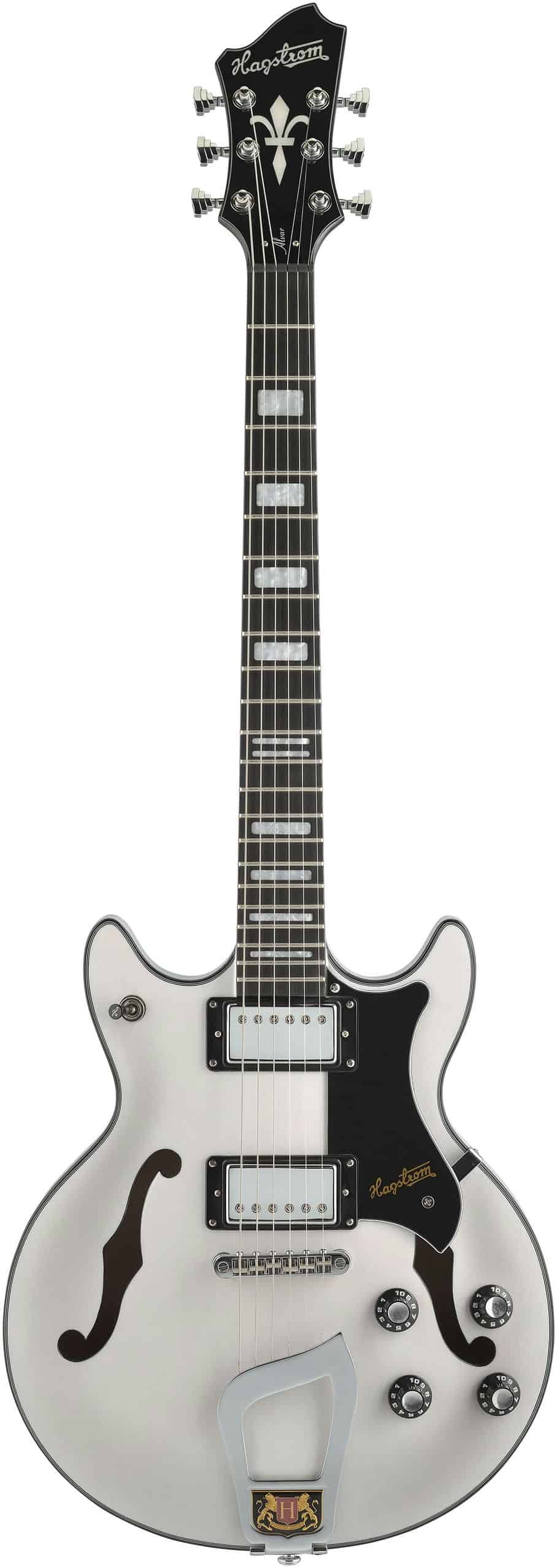 An image of Hagstrom Alvar Electric Guitar, Swedish Frost | PMT Online