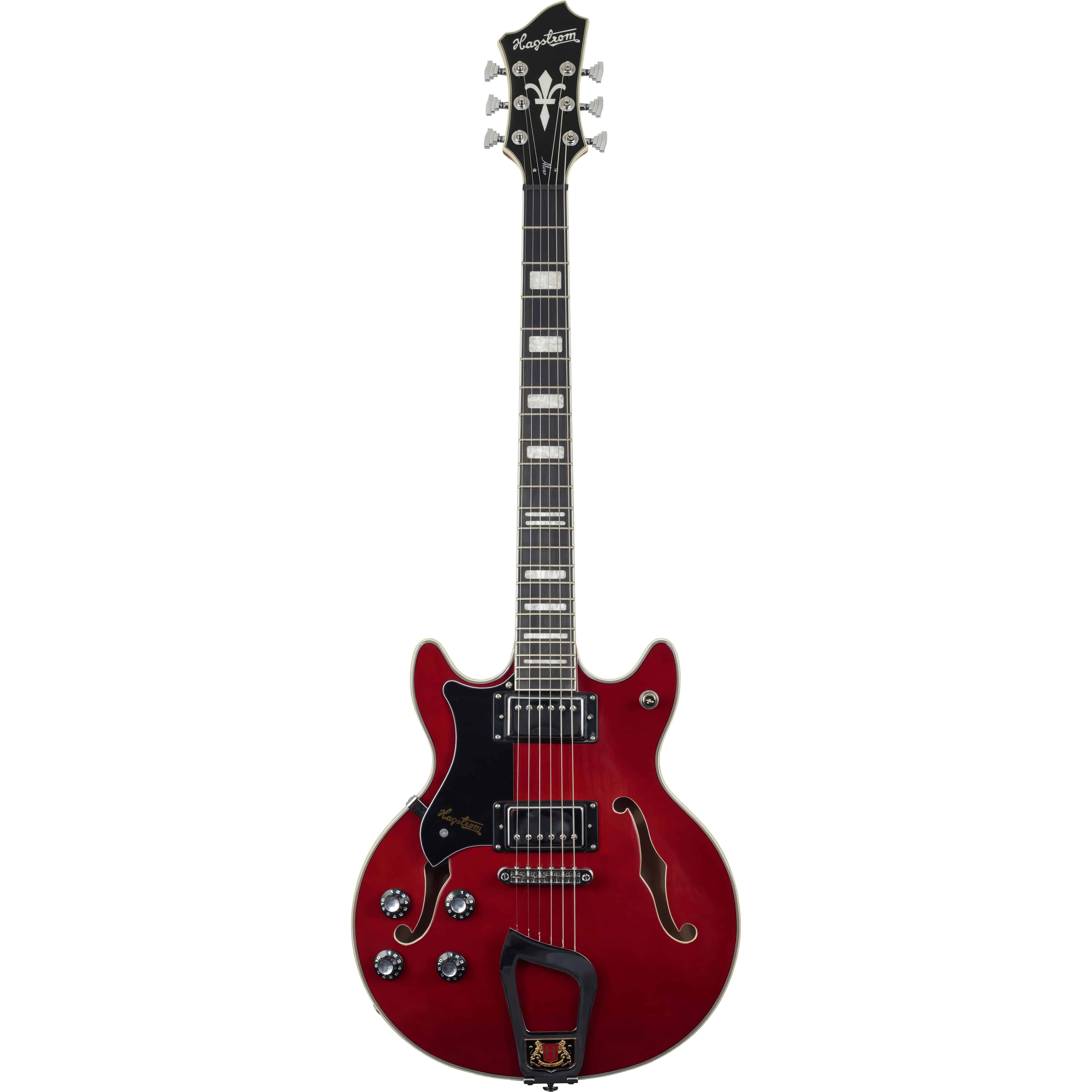 An image of Hagstrom Alvar Electric Guitar, L/H Wild Cherry | PMT Online