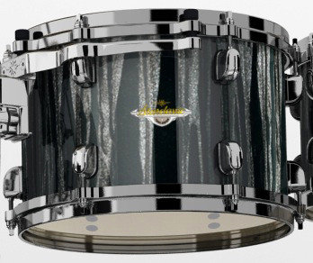 An image of Tama Starclassic Maple 12 X 09 Tom Black Clouds And Silver Linings | PMT Online