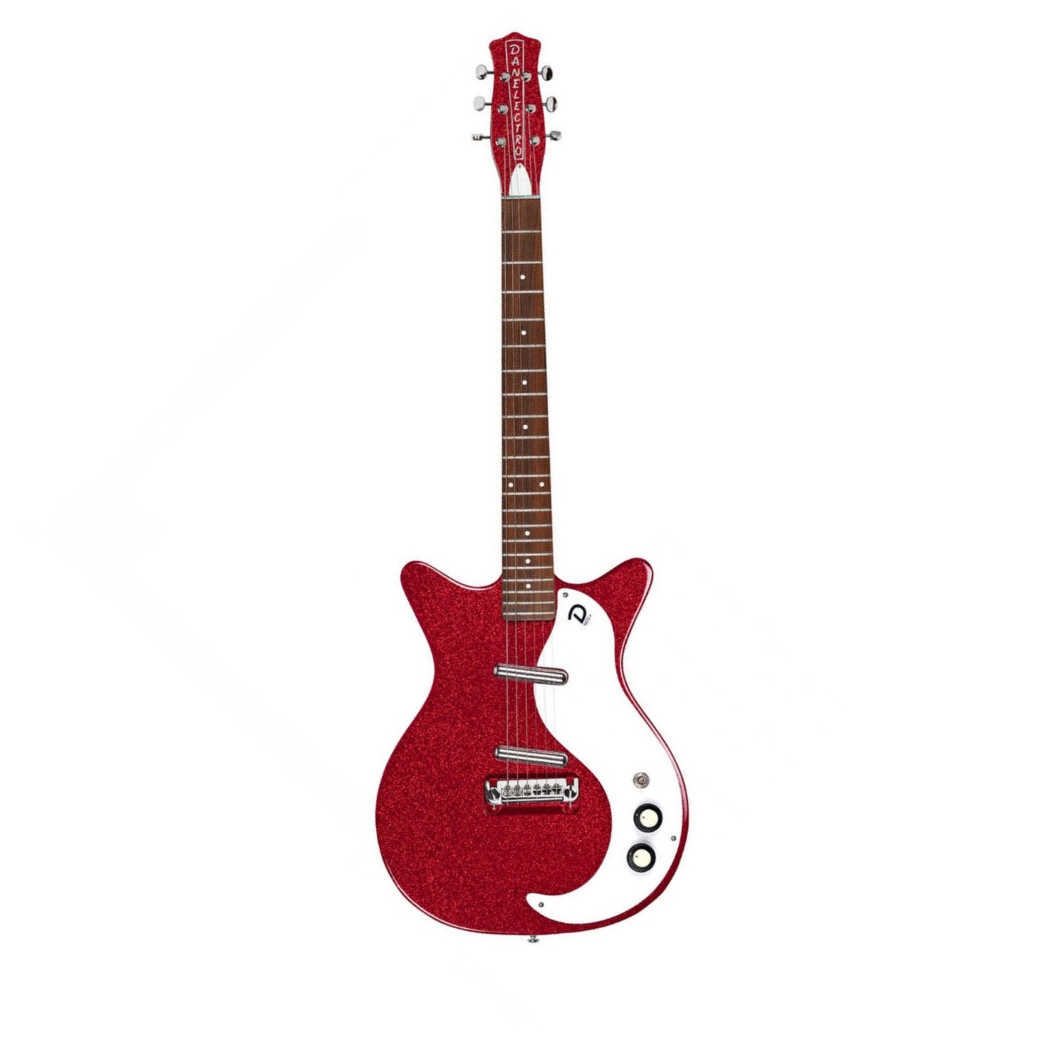 An image of Danelectro Dc59 Nos Guitar Red Metalflake | PMT Online