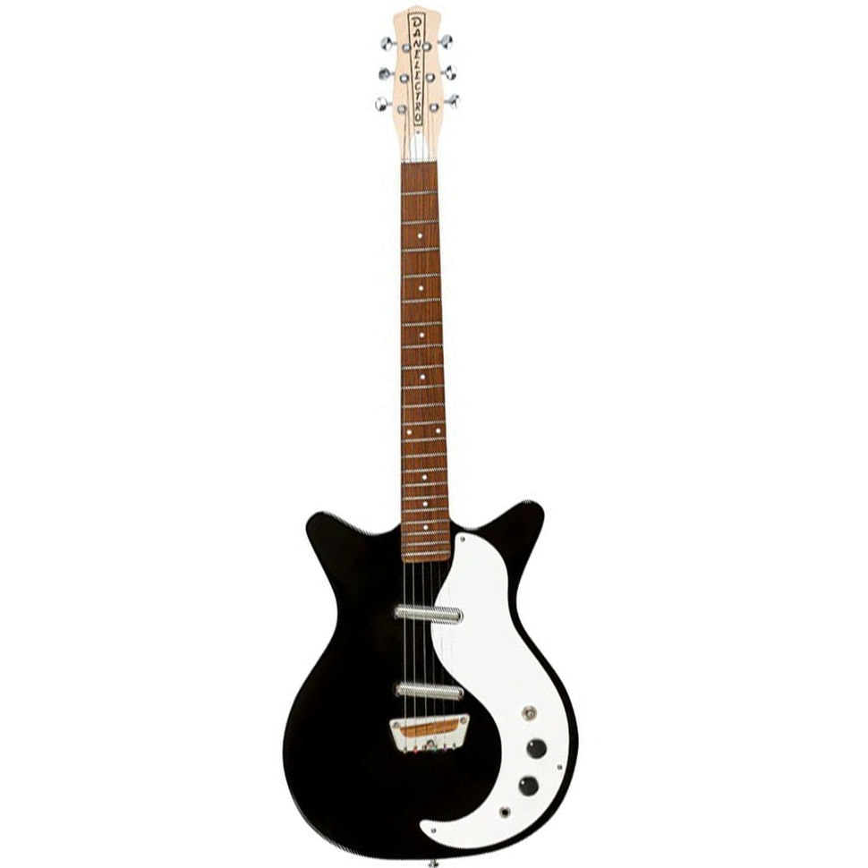 An image of Danelectro The Stock 59 Guitar Black | PMT Online