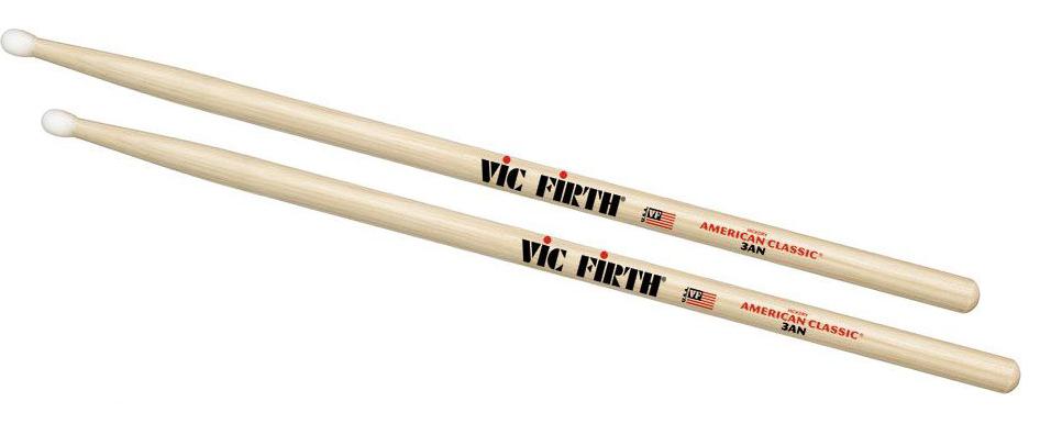 An image of Vic Firth VF-3AN Nylon Tip Drum Sticks | PMT Online