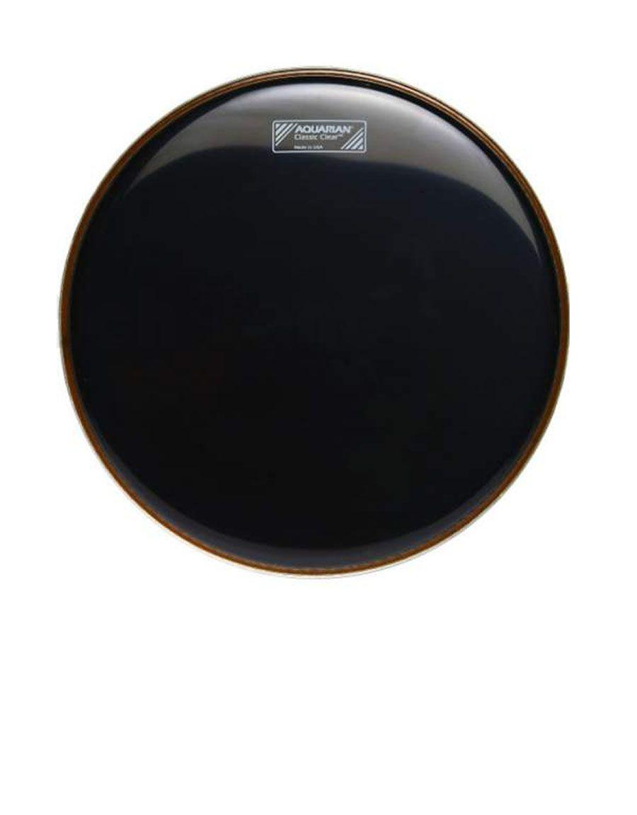 An image of Aquarian 14 inch Classic Black Drum Skin | PMT Online