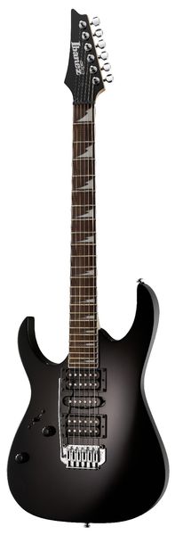 An image of Ibanez GIO RG Left Handed Electric Guitar Black Night