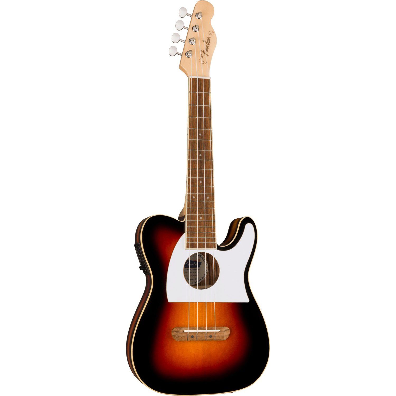 An image of Fender Fullerton Tele Uke WN WPG 2-Color Sunburst | PMT Online