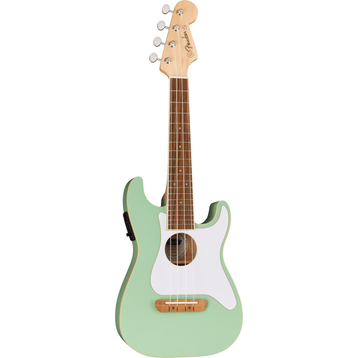 An image of Fender Fullerton Strat Uke WN WPG Surf Green | PMT Online