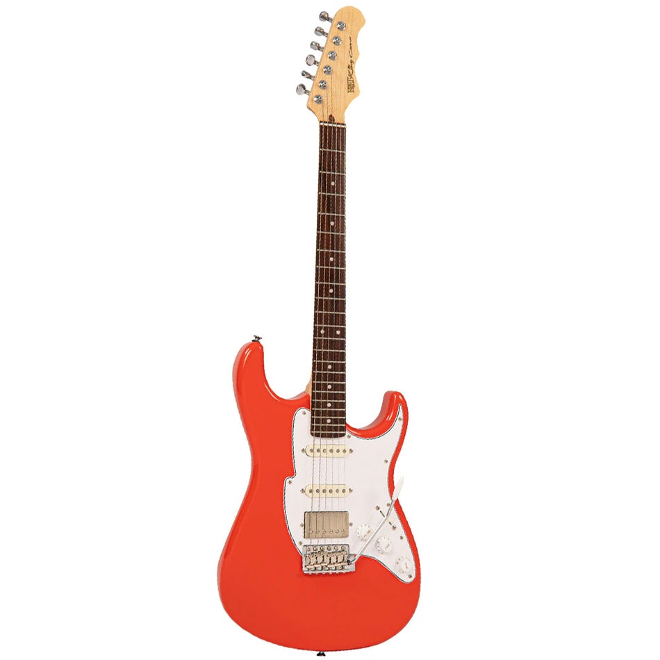 An image of Fret King Corona Classic Guitar - Firenza Red | PMT Online
