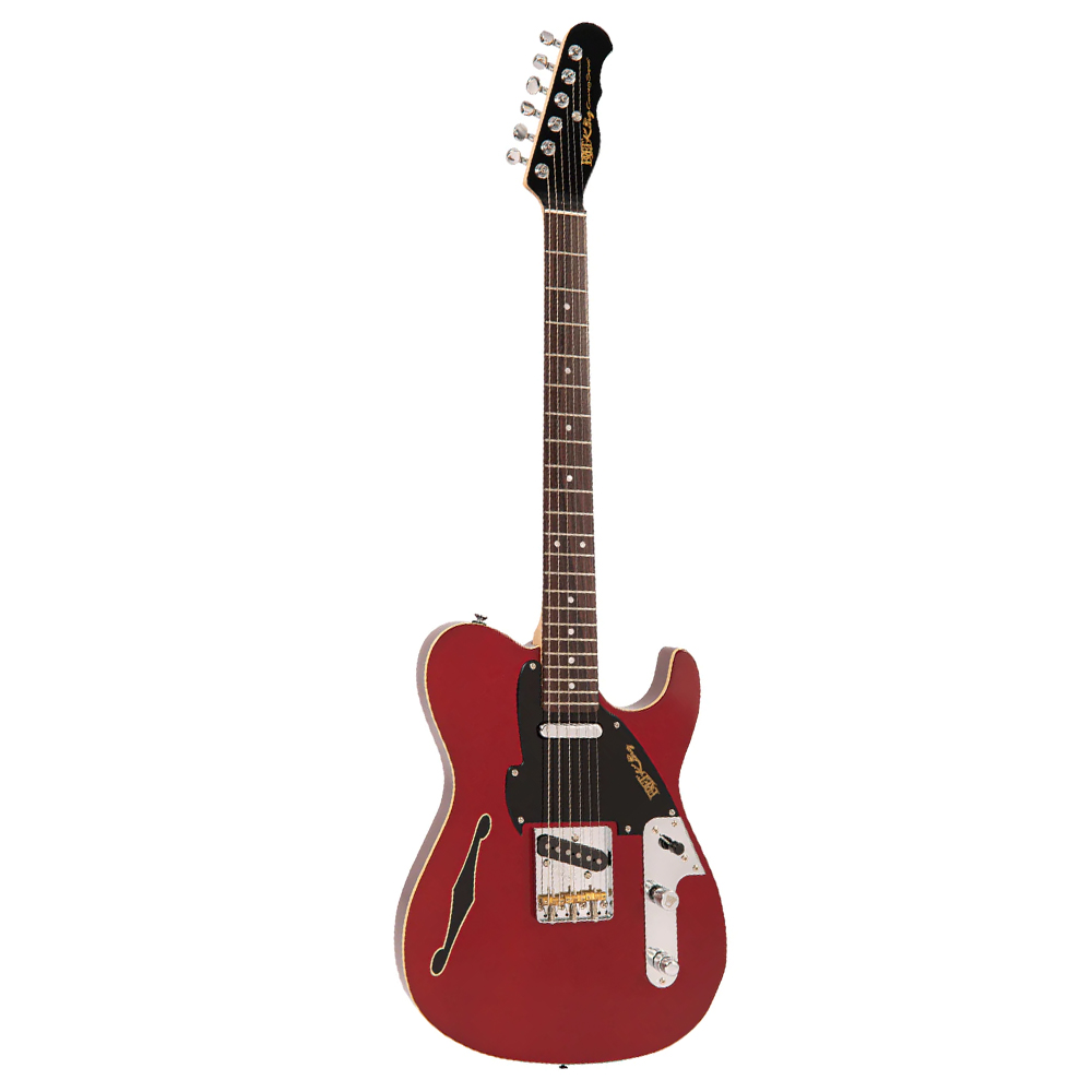 An image of Fret King Country Squire Stealth - Candy Apple Red | PMT Online