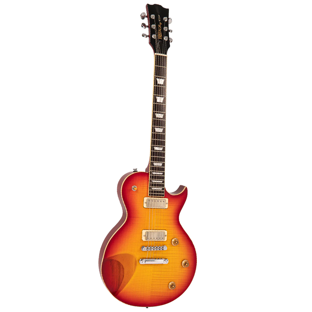 An image of Fret King Eclat Custom Guitar Flamed Cherry Sunburst