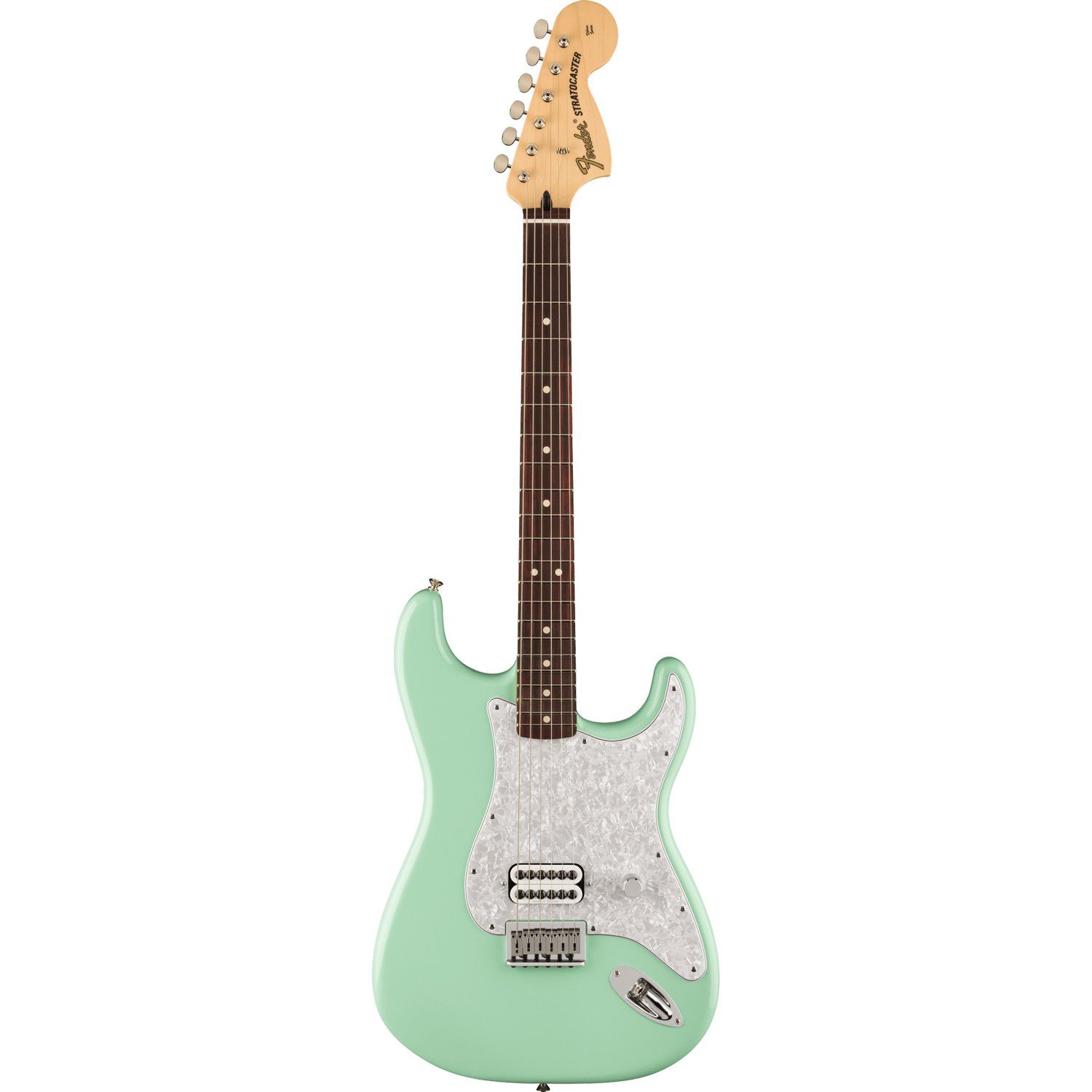 An image of Fender Ltd Edition Tom Delonge Stratocaster Rw, Surf Green | PMT Online