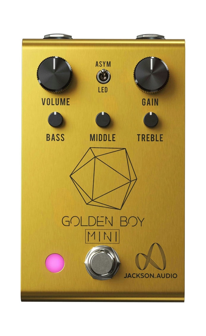 An image of Jackson Audio Golden Boy Mini Transparent Overdrive Pedal  | PMT Online